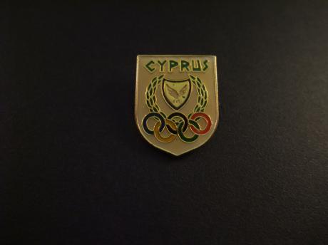 Cyprus deelnemer Olympische Spelen( Olympische ringen )